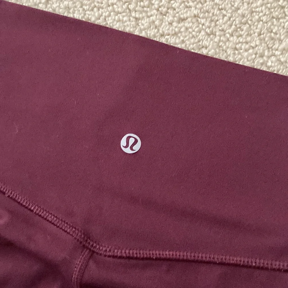 LULULEMON Align High Rise Crop 19” Dark Adobe 2017 Old Nulu HR Tight Size 6 EUC